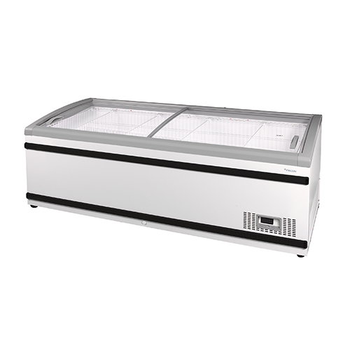 Professional display freezer, 983 l - Automatic defrost and variable speed compressor