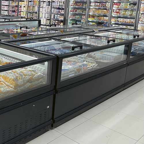 Professional display freezer, 1191 l - Automatic defrost