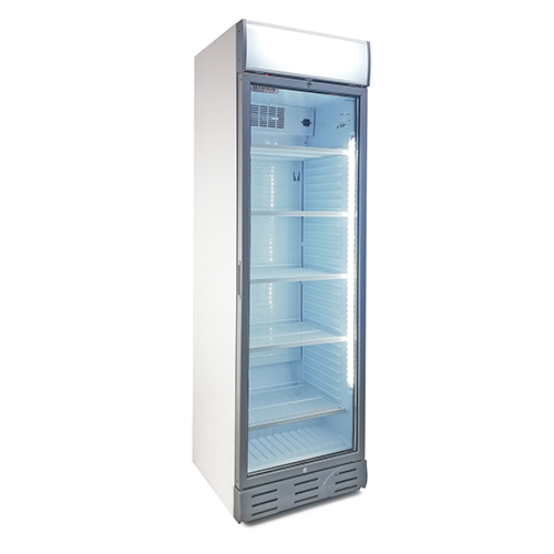 Armario frigorífico expositor con display 0/+10ºC, 382 l