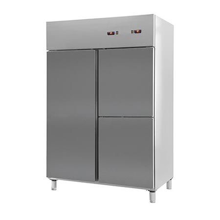Combi cabinet with one integrated fish compartment, 1050 l + 298 l