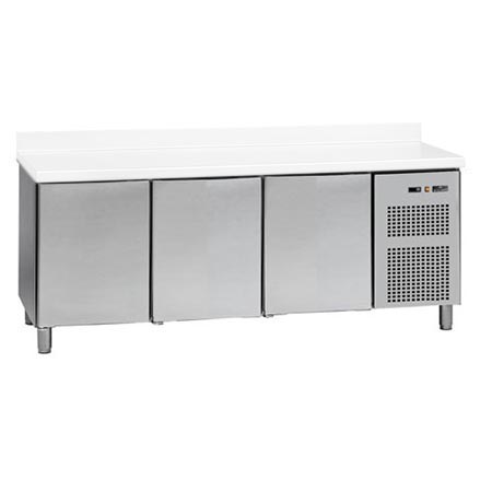 GN Freezer counter without worktop, 3 doors, 414 l