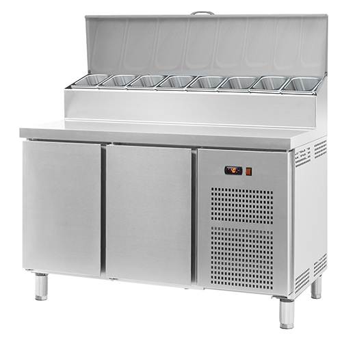 Preparation refrigerated counter for sanduíches and salads, 274 l