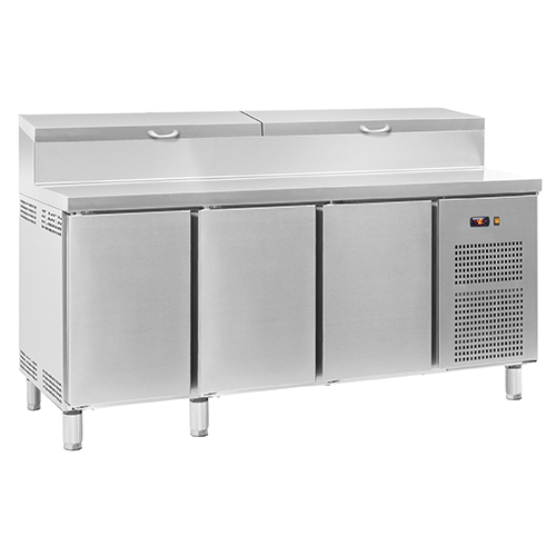 Preparation refrigerated counter for sanduíches and salads, 428 l
