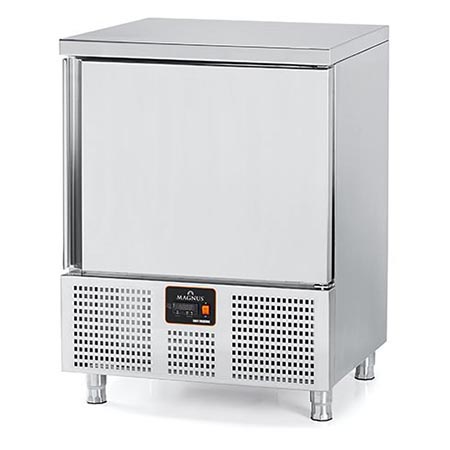 Abatedor de temperatura 8x GN1/1 e 600x400 mm, condensação a ar