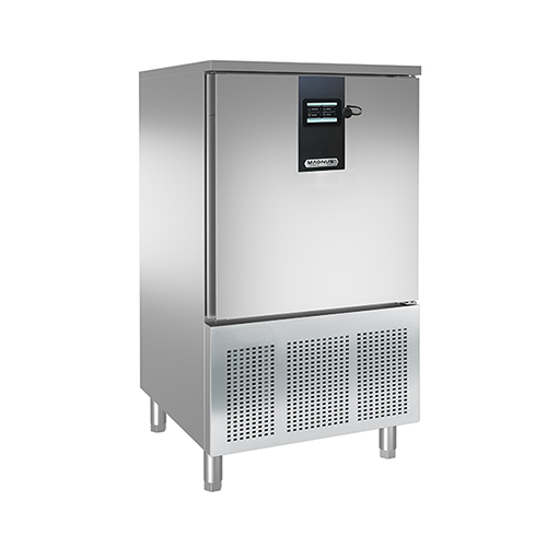 Blast chiller and shock freezer 10x GN1/1 and 600x400 mm with touch control, air condensation