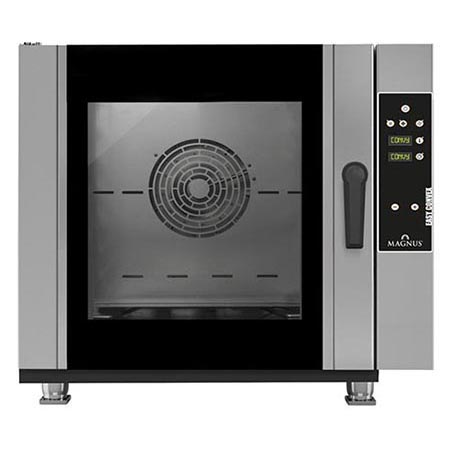 Gas convection oven with humidifier, 6xGN1/1