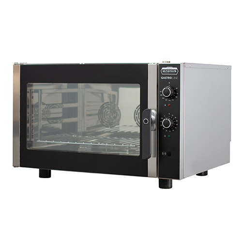 Electric convection oven for gastronomy with humidifier and reverse fan, single-phase, 4x GN1/1 and 60x40