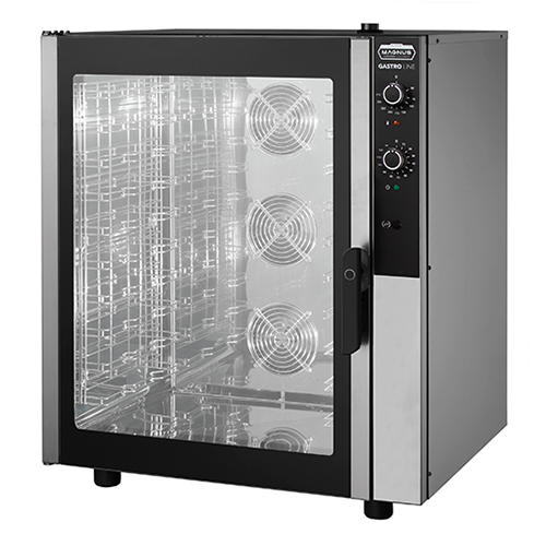 Electric convection oven with humidifier and reverse fans, 10x GN1/1 and 60x40