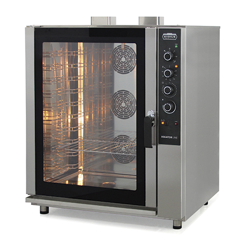 Gas combi oven, 10xGN1/1 and 60x40