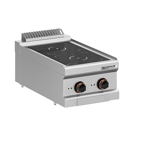 Induction stove with 2 inductors, countertop