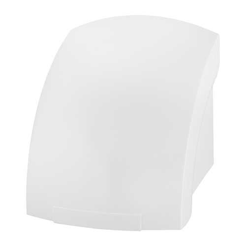 Hand dryer in white, low noise motor