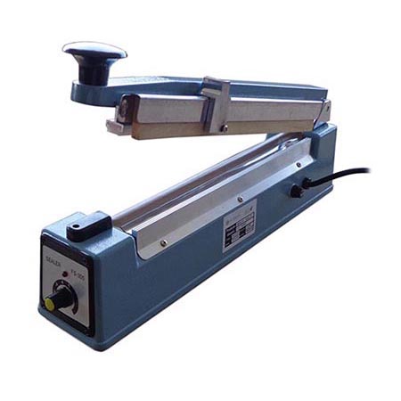 Hand impulse sealing machine with cutter, sealing 300x3 mm