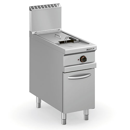 High-performance gas fryer, 20.5-litre V tank, free standing