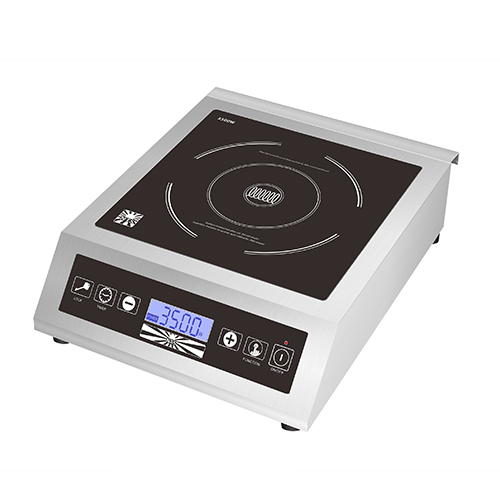 Induction cooker with touchscreen, countertop